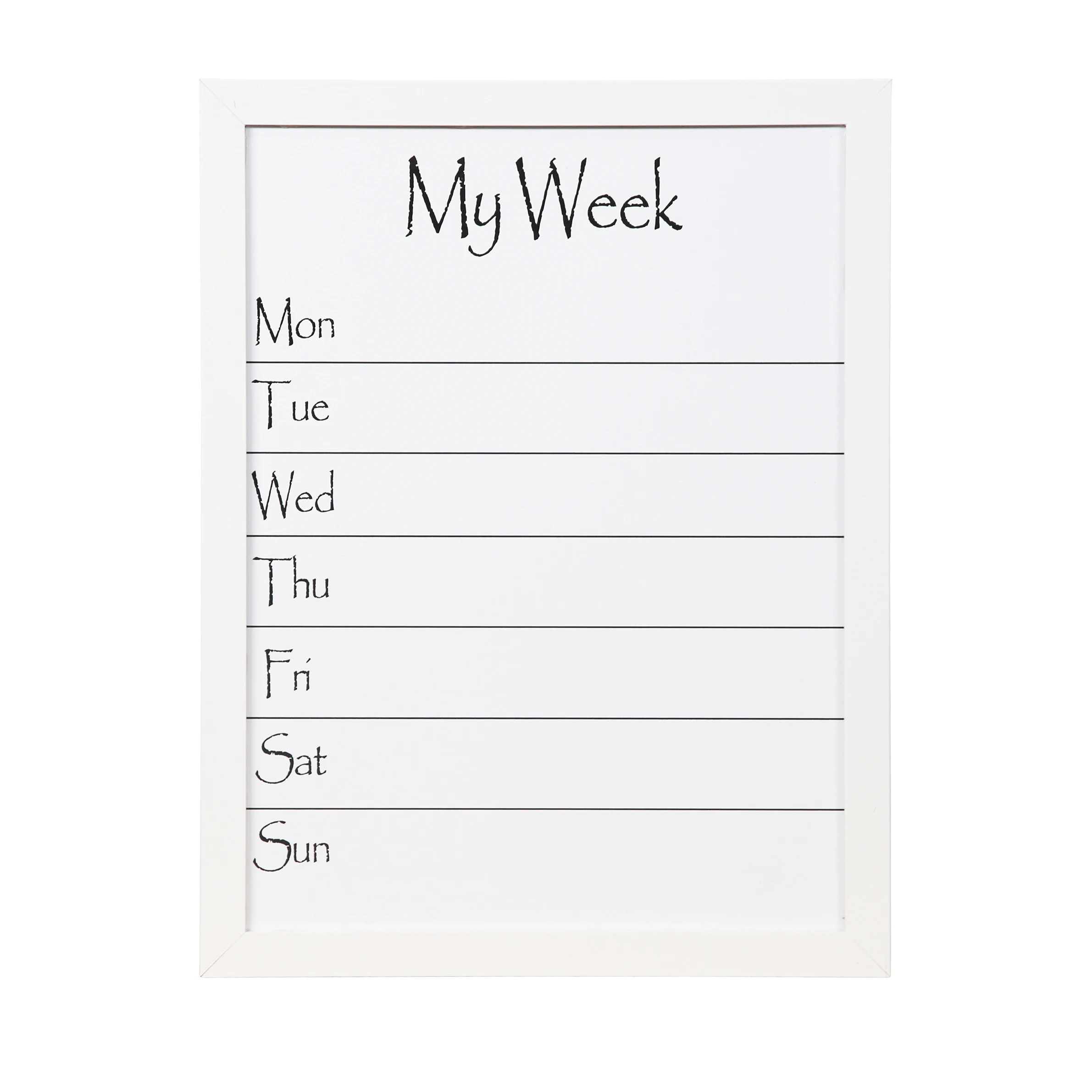 Digital Printed Simple Design Calendar Weekly Magnetic Planner  Whiteboard
