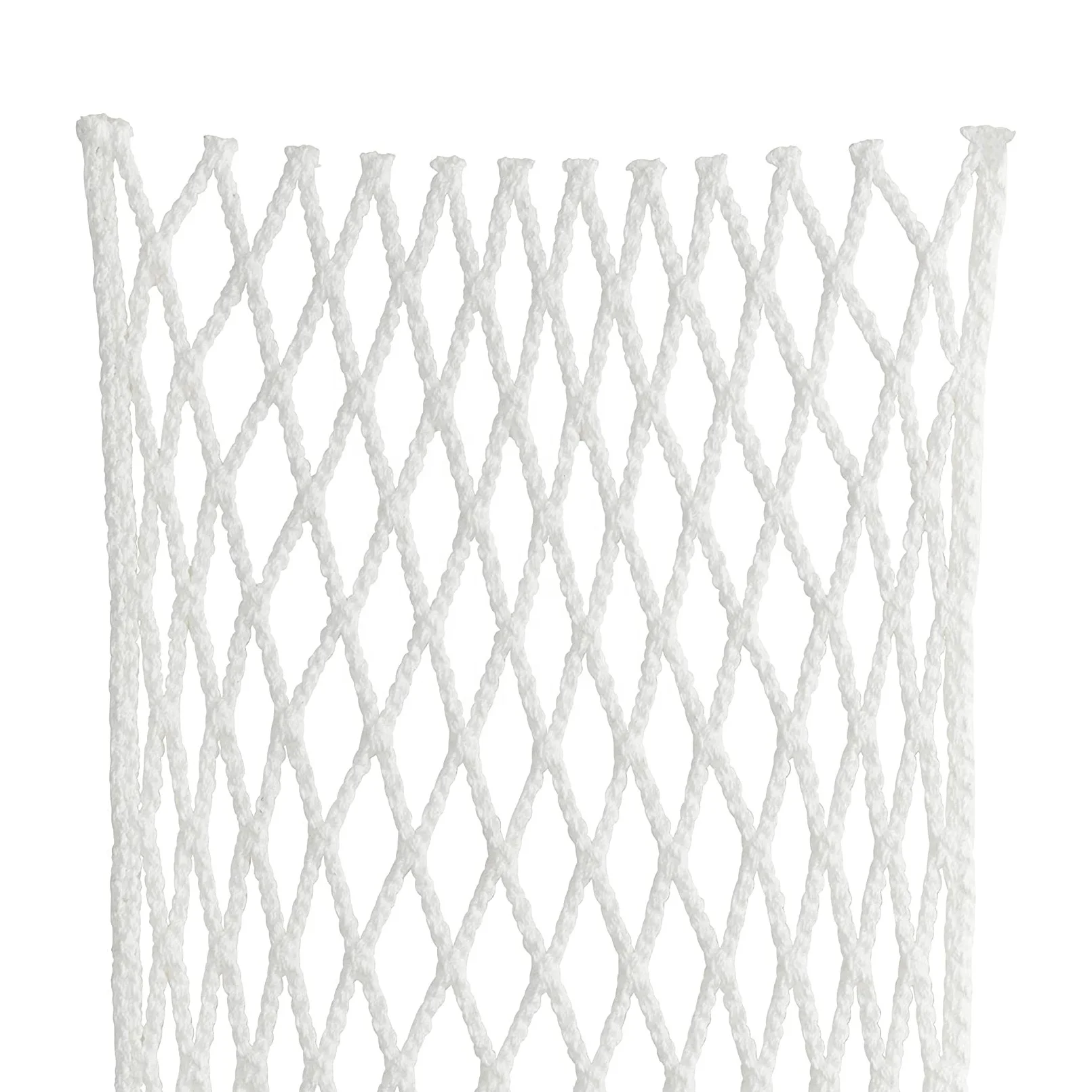 Heavy Duty White Coated Lacrosse Traditional Hard Mesh Goalie Lacrosse Stick Mesh