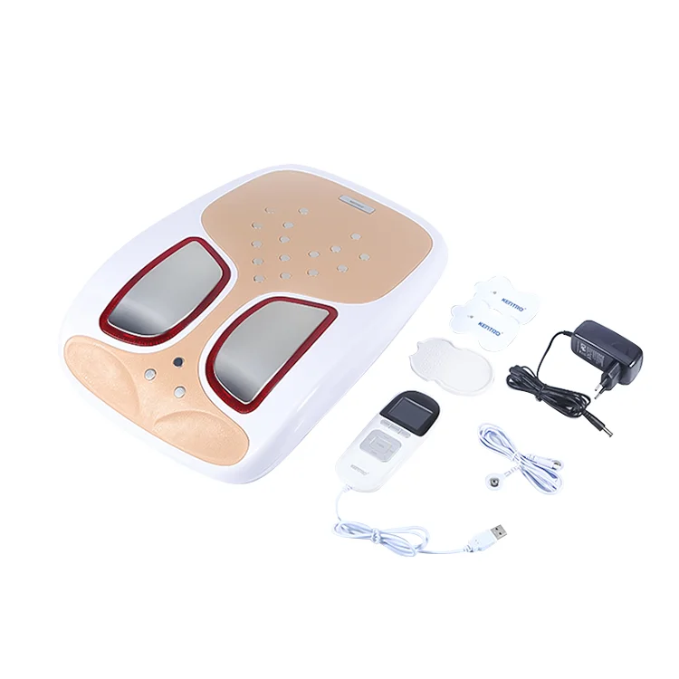 Lumbar Massager Back Pain Relief Heating Pillow Traction Physiotherapy TENS Machine