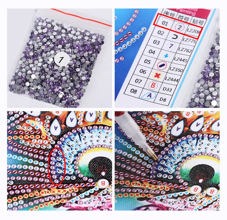 5D DIY Full Square/Round Diamond Painting Animals Diamond Embroidery Bird Resin Drill Mosaic Parrot Cross Stitch Home Decoration