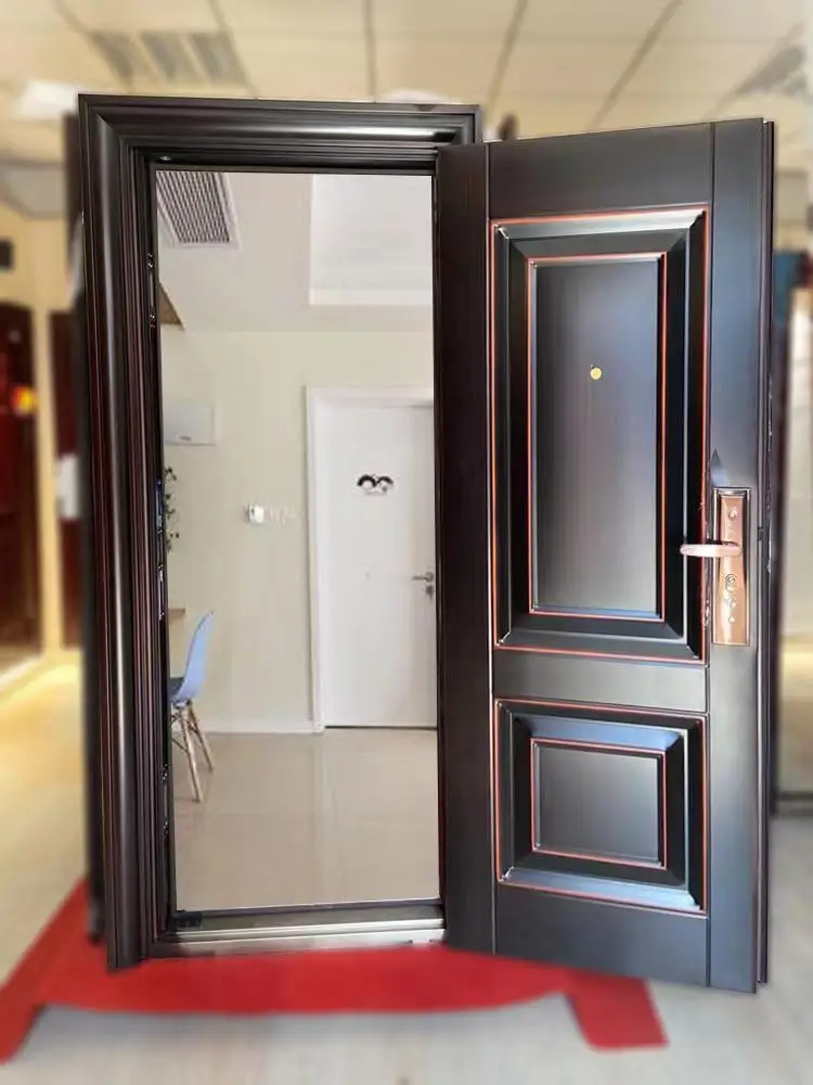 Made in China steel anti-theft door beautiful anti-theft