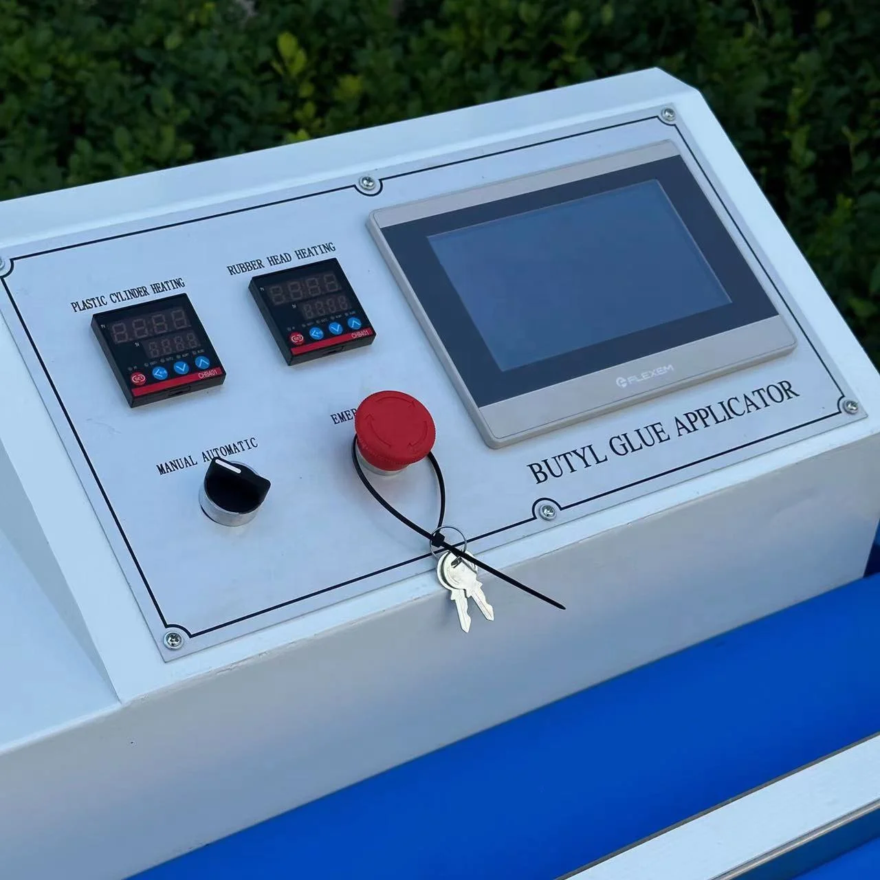 Butyl Coating Extruder Machine Insulating Glass Butyl Rubber Extruding Butyl Sealant Coating Machine