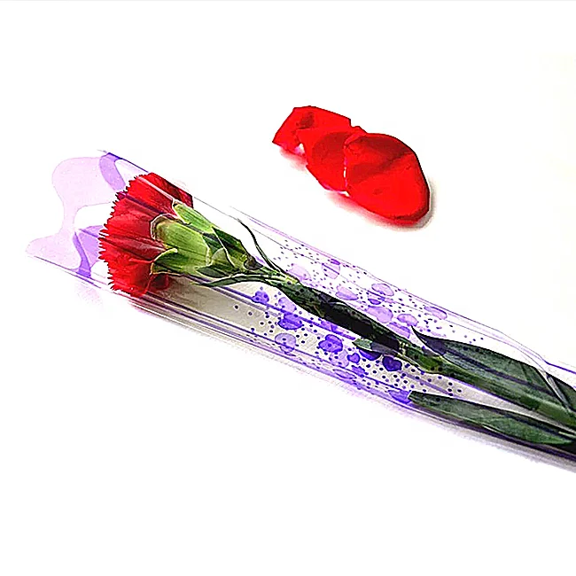 Оптовая продажа дизайнерские пластиковые рукава с принтом логотипа на заказ портативные экологически чистые цветами прозрачные одним