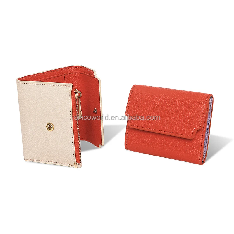 Best selling products 2024 new arrival leather wallet leather card holder wallet for women lady wallets