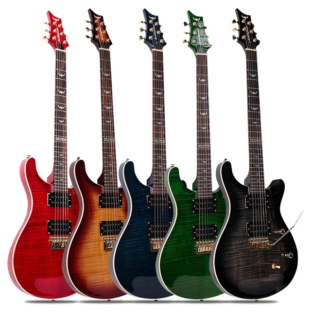 
Bullfighter B180 Professional Factory wholesale high quality Flamed Maple Solid body electric guitar stringed instruments gitar guitars musical instruments 