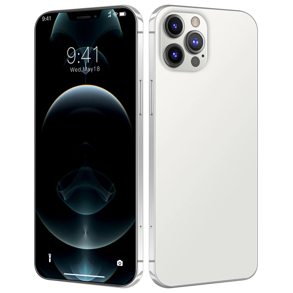  Заводская цена i12Pro Max 6 7 дюймовый мобильный телефон Android 8 + 256 Гб