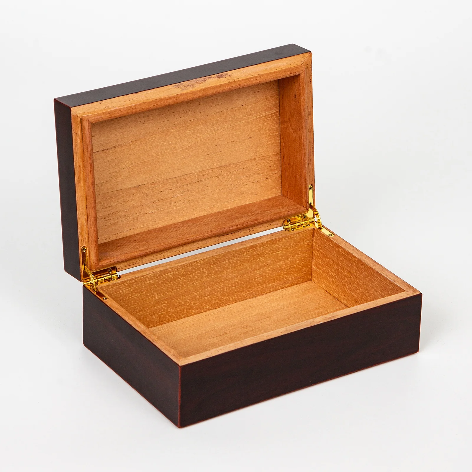 Luxury cigar box cedar wood humidor  Gift Set Box for mans Handmade Wooden Glass Top Cigar Humidor for Re-humidification