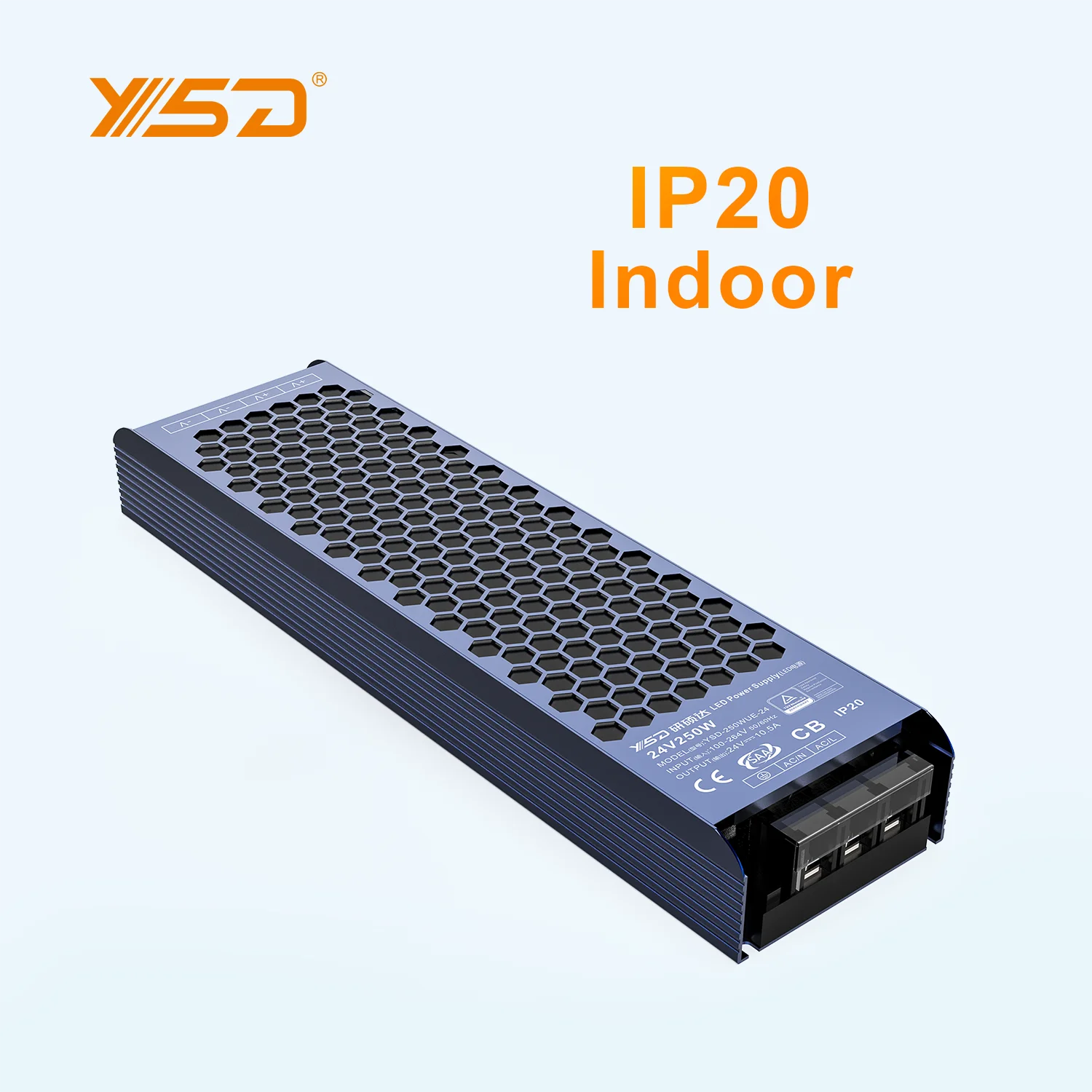 High PF Led Strip Light Driver 250W Led Driver Ce Rohs Cv Power Supply Led Driver Dc 12v 24v 48v IP20 8 years warranty