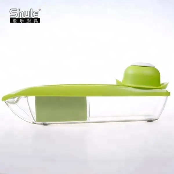 Shule Hand Operated Vegetable Slicer Cutter Food Chopper Kitchen Tools Adjustable Multifunction Mandoline Slicer