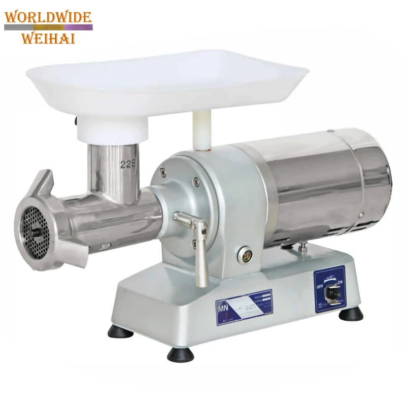 Полностью Автоматическая настольная электрическая мясорубка из нержавеющей стали для коммерческой кухни ресторана с двигателем 220 В