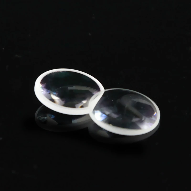 Диаметр 5 мм, фокусное расстояние 10 мм, лазерный плавленый УФ кварцевый плоский выпуклый объектив