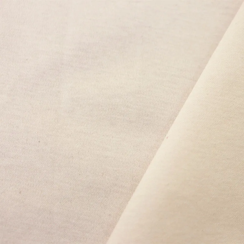 Knit plain 100% Organic cotton mercerized interlock anti-odor knitting fabric for cloth shirt