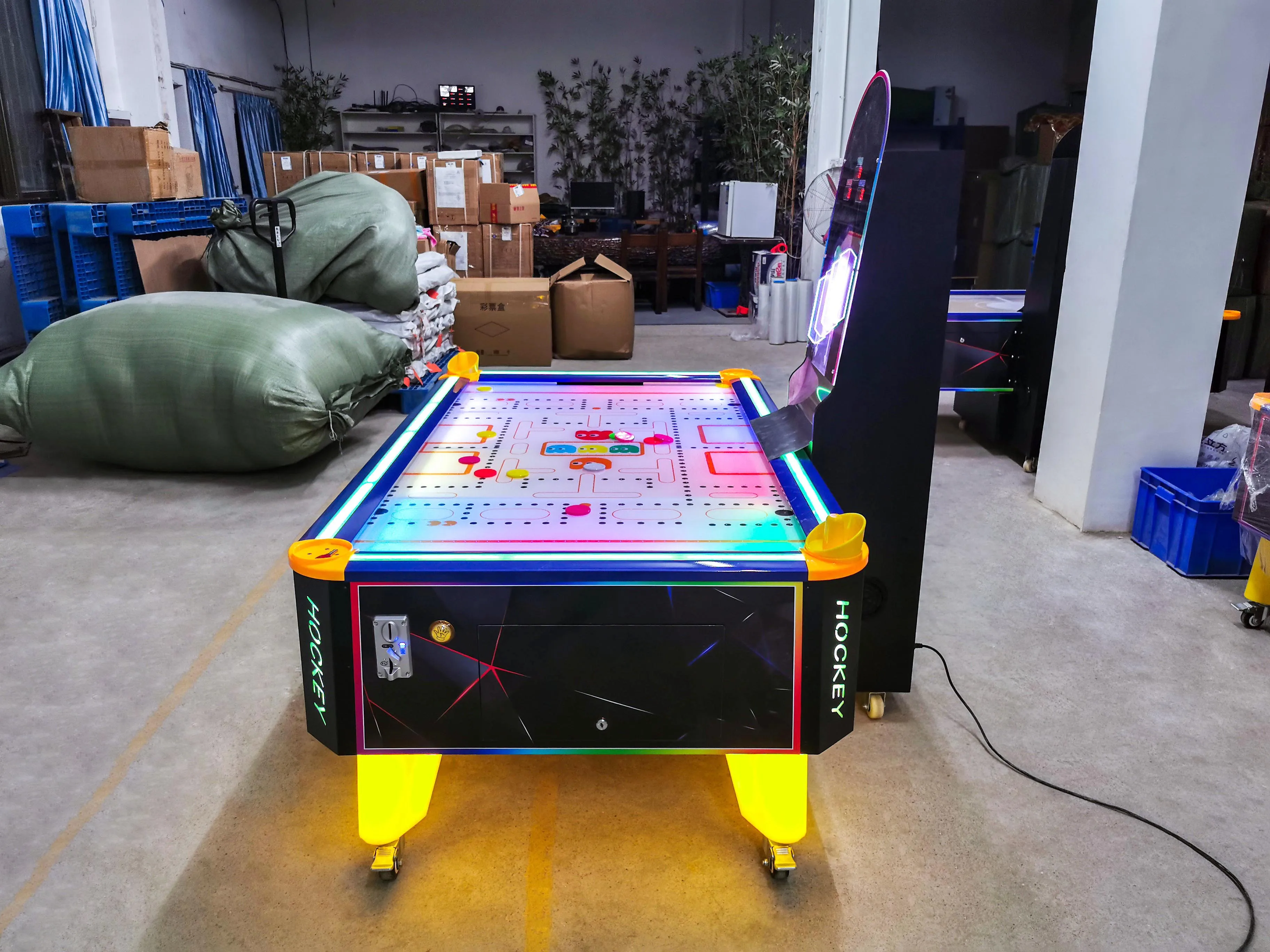 Automatic Air Hockey Table Game Machine 2/4 Players Coin Operated Air Hockey Table Machine