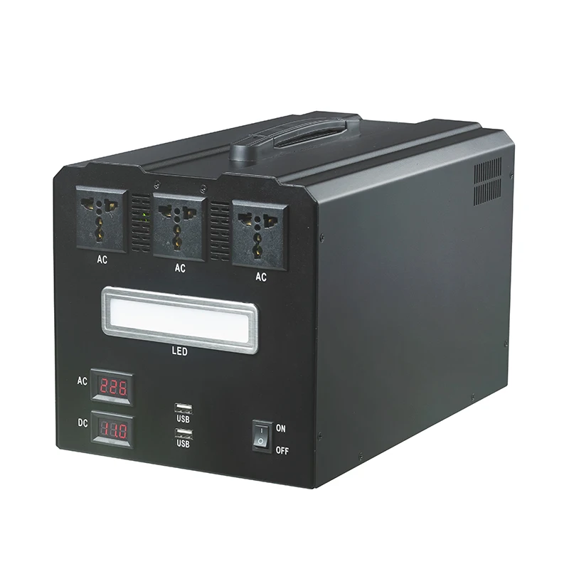 Portable Solar Generator 250W Solar Power Banks Lithium Ion Batteries Solar Energy System