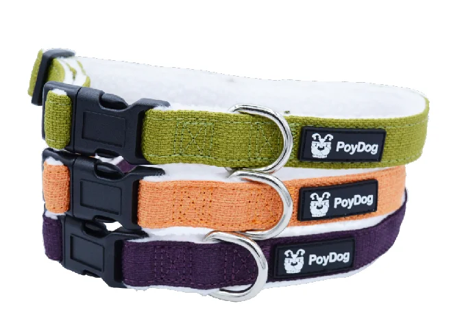 Hanyang OEM Custom Hemp Dog Accessories Manufacturer Premium Custom logo Hemp and Cotton  Dog Leash Dog Collar Set