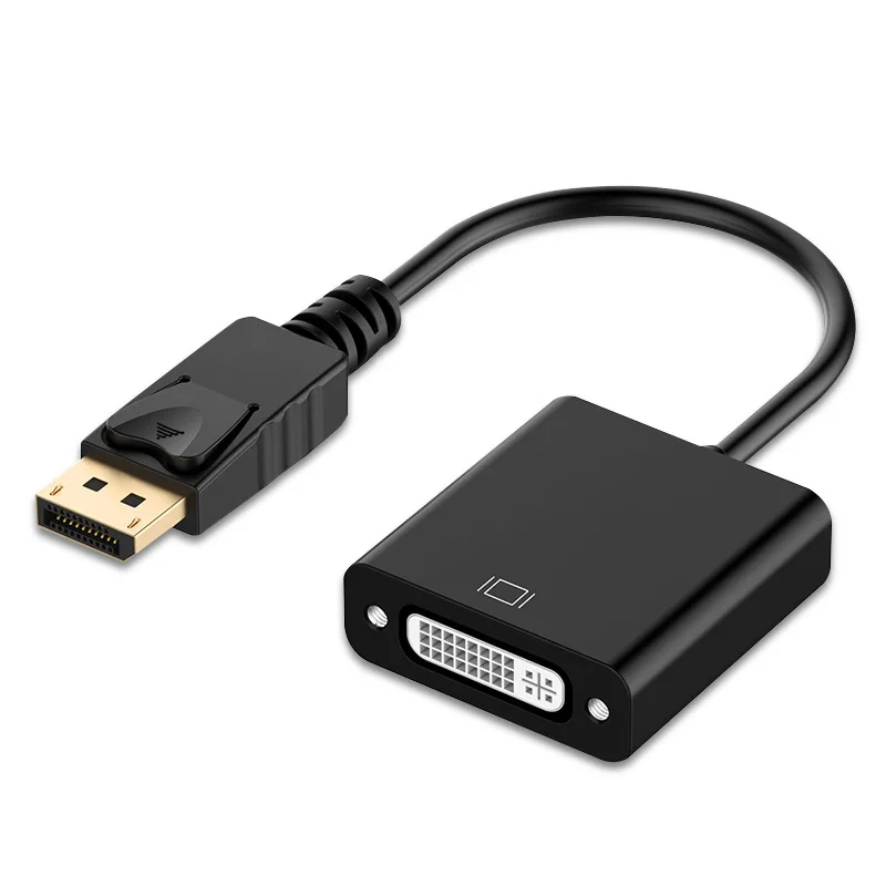 Male Displayport DP to DVI 24+5 Adapter DisplayPort to  DVI female Converter DP Cables Adapter Male to Female 1080P
