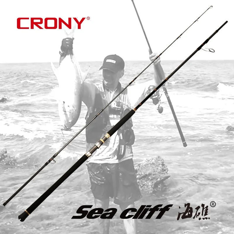 CRONY Sea Cliff Series FUJI Carbon Bait Casting Shore Casting Light Saltwater Rod Carp Spinning Surf Fishing Rod Sea Bass Rods