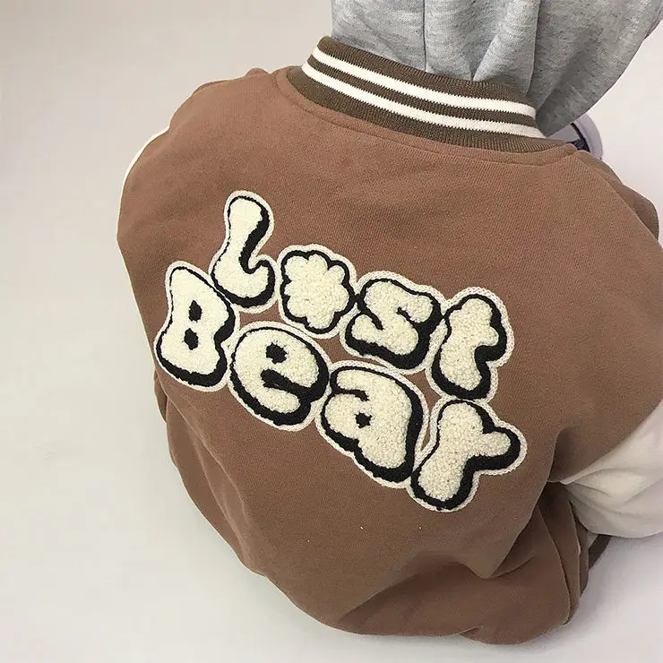 Модная бейсбольная куртка для маленьких мальчиков на весну и осень детская утепленная Спортивная одежда девочек пальто