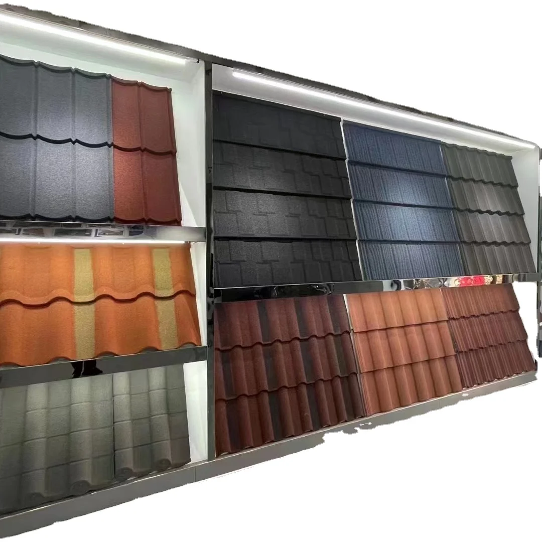 Building Materials Classical Bond Roof Cheap Price Roof Tile Stone Coated Metal Roof Tile