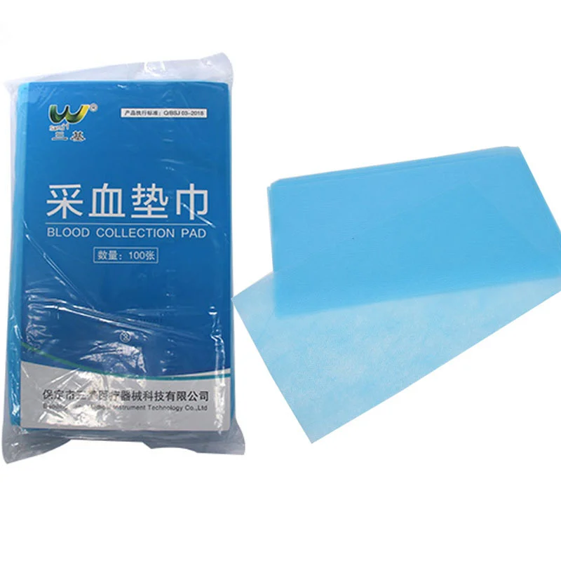 Economic Blood Collection Armrest Pad Lamination Tissue Paper Medical Grade Crepe Ce Blue ISO 13485 Ultraviolet Light 2 Years 04
