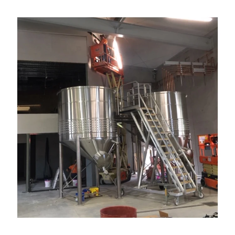 Open Top Tank 15000L 304 Stainless Steel Fruit Wine Fermentation Tanks For Wine Fermenting
