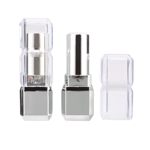 Empty Lipstick Tube with Transparent Cap