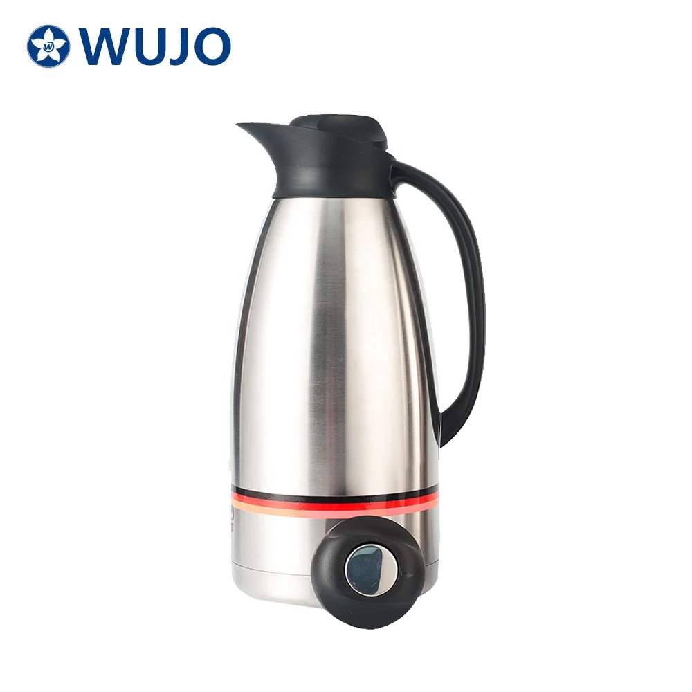 WUJO 1.2L 1.5L 2L 3L Оптовая Продажа Арабский Термос для отеля Вакуумный с двойными стенками афганистанский кофейник