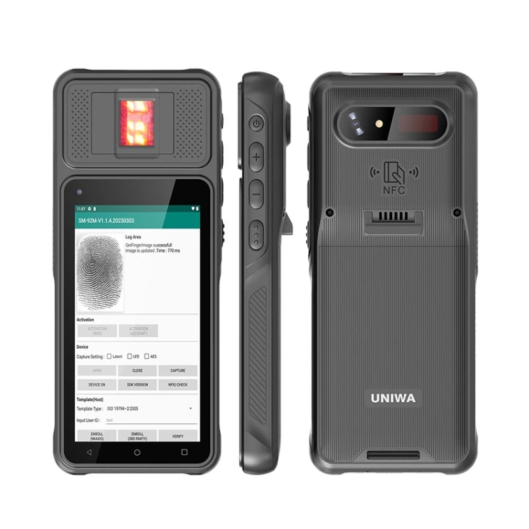 Best Price UNIWA F501 Rugged Phone Handheld Scanner Phone 2GB+32GB 5.0 inch Android Mobile Phone MT6762 Octa Core 4G Smartphone