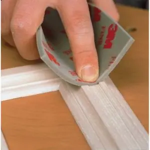 2600 139mm x 114mm Flexible Foam Backing Abrasive Softback Sanding Sponge Pad For Surface Materials