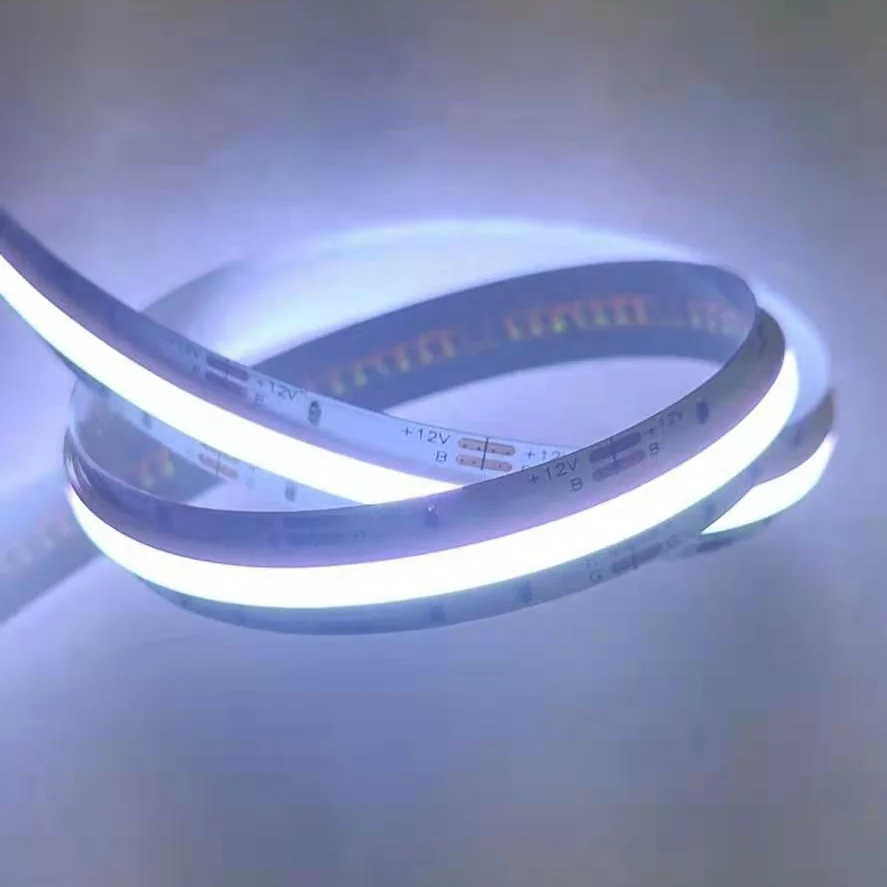 RTS Wholesale LED Tape Ribbon Light DC12V 24V 1134leds 12mm IP20 15W/M Dotless Flexible Strip Led Rgb