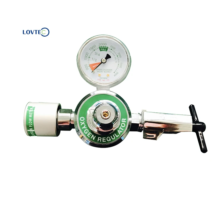 Lovtec hospital medical cylinder oxygen pressure regulator for cylinder valve