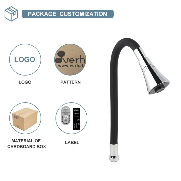 High Quality 360 Universal Rotation  Water Hose Silicone Tubing Flexible Rubber Hose for Kitchen Faucet