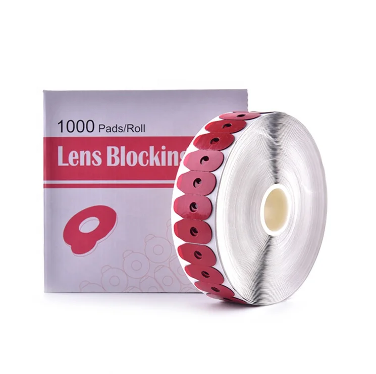 High Quality Blocking Pads Esilor 3m, Cheap Wholesale Red Blocking Pads For Essilor Edger