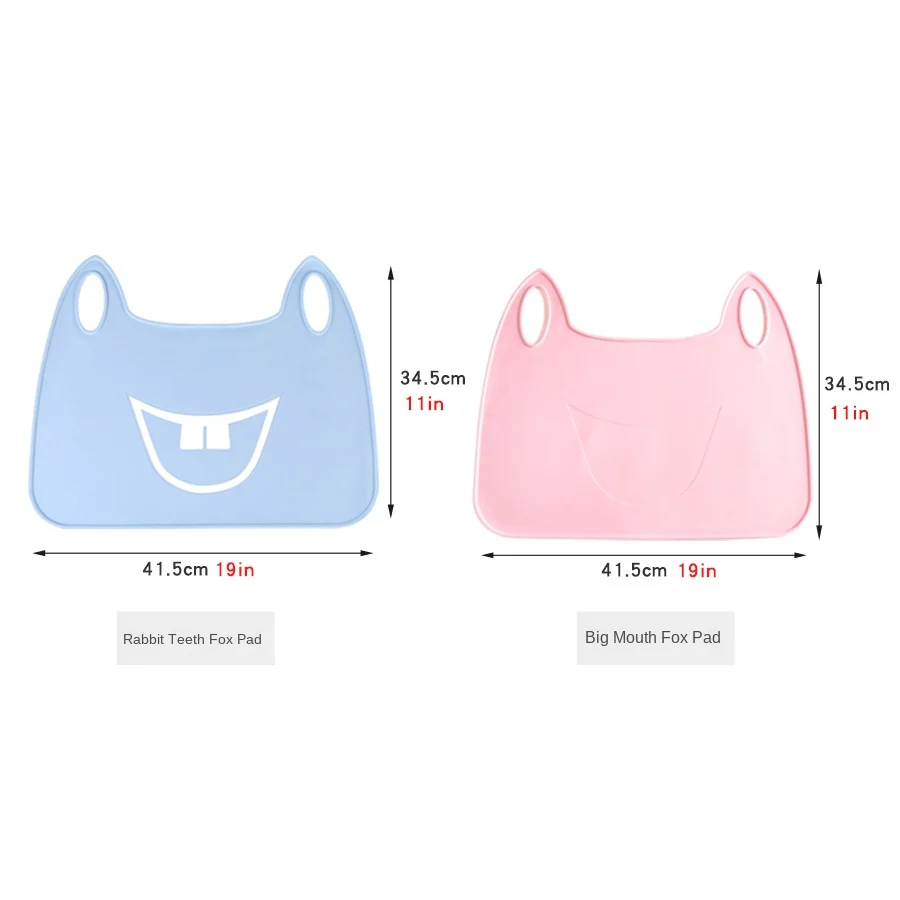 New Hot Sell Cute Baby Suction Food Mat Reusable Place Mat Bpa Free Baby Dinner Mat Silicone For Kids