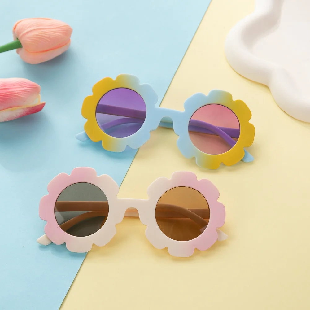 2024 Hot Sale Baby Sunglasses Wholesale Colorful Cute Round Anti UV400 Girls Boys Baby Kids Sunglasses