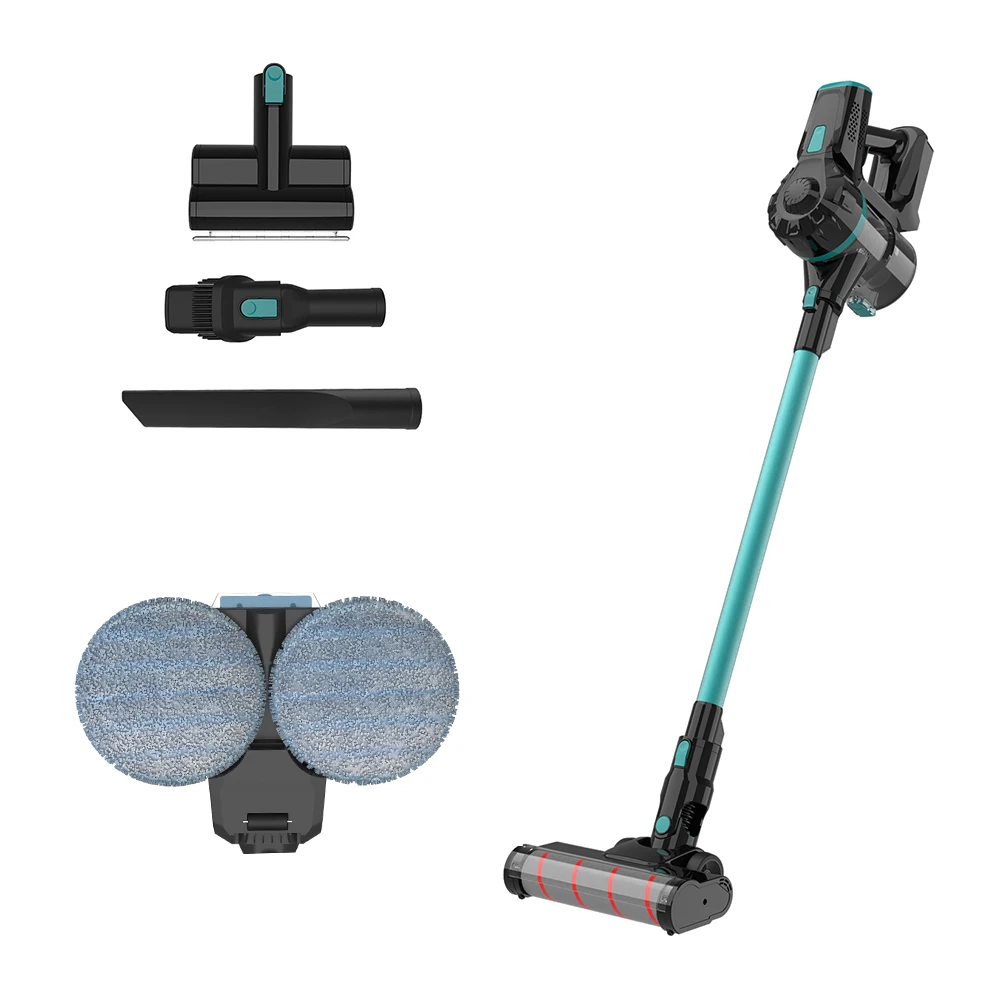 2 in 1 wireless vacuum cleaner wet dry stick vacuum cleaner with rechargeable battery