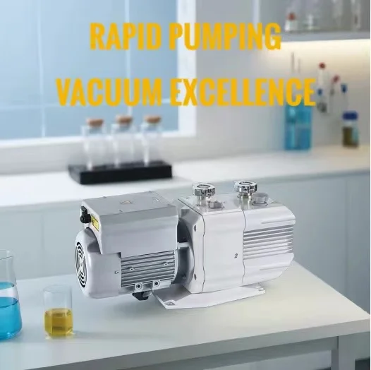 RVS-8 Электрический вакуумный насос с вращающейся лопастью 220 В механический принудительным вытеснением 1000 Вт мощное насосное оборудование поддержкой OEM