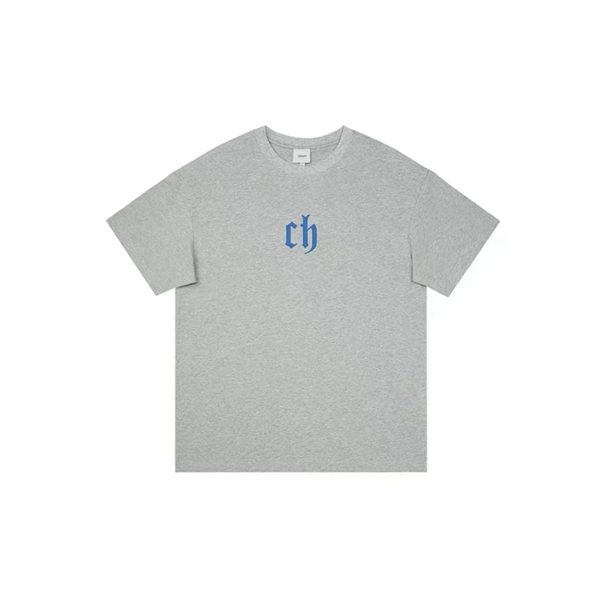 Heavy Weight Black Color Custom Graphic Tee Shirts Combed Cotton Mock Neck Tshirts