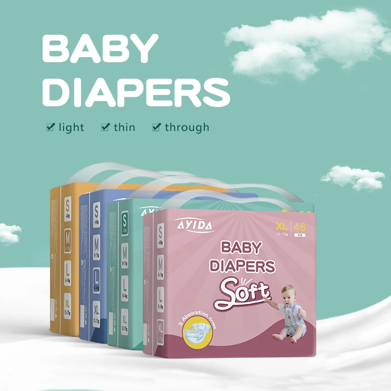 Eco friendly diaper dry fast adjustable disposable baby cloth pocket diaper