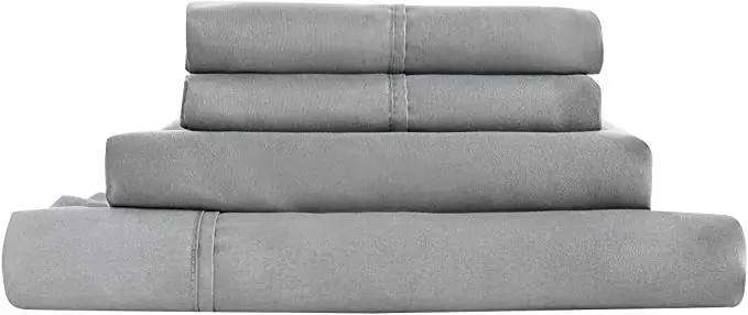  Постельные принадлежности набор постельных принадлежностей King Size 4 шт. утолщенных из мягкой дышащей ткани матерчатых прокладок микроволокна 16 дюймов приталенный глубокий карман