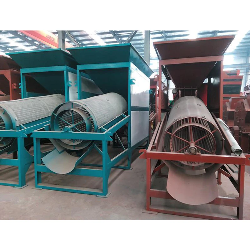 YIHAN Rotating sieve compost trommel vibrating screen drum screen