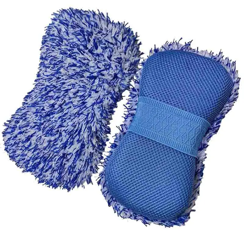 Extra Thick Octagon High Density Velvet Car Wash Sponge Car Cleaner Sponge Block