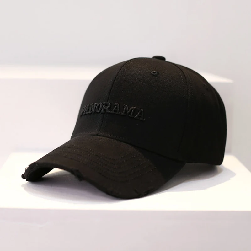 
Cotton unstructured baseball cap with embroidered logo, custom dad hats 