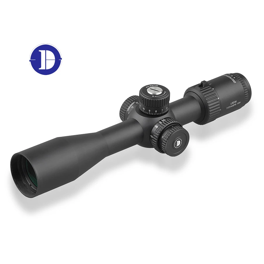 Discoveryopt ODM OEM Wholesale Night Scope FFP 3-12x42 IR Etched Illuminated Tactical Scope for Hunting