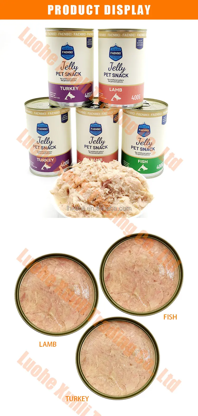 Pet Supplies Dog Treat Wholesale Bulk Dry Dog Food Full Nutrition Milk Puppy Dog Food Little Live Pet Food Manufactures 400g/bag