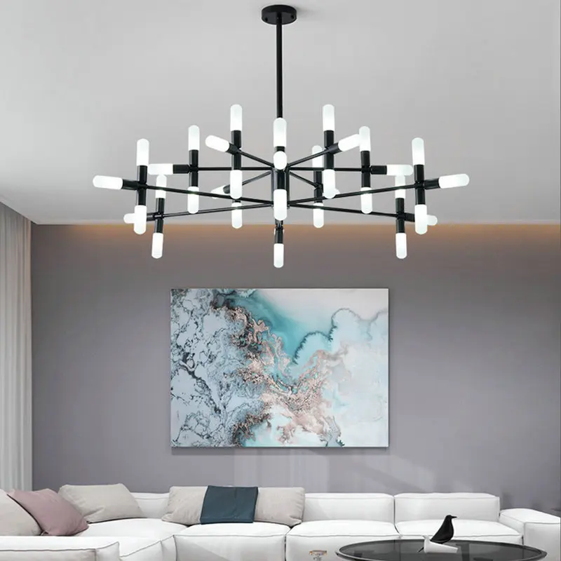 
Contemporary Nordic postmodern Design LED hanging chandelier for Bedroom Living Room Dining Room Entrance Hall Apartment Decor 