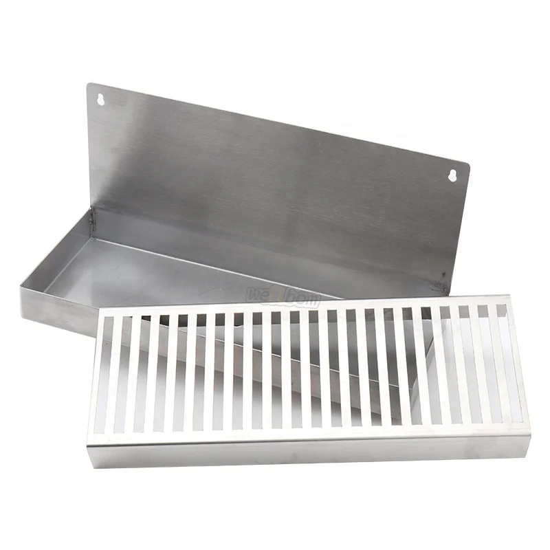 Glass cleaning rinser aluminium drip tray custom beer drip tray