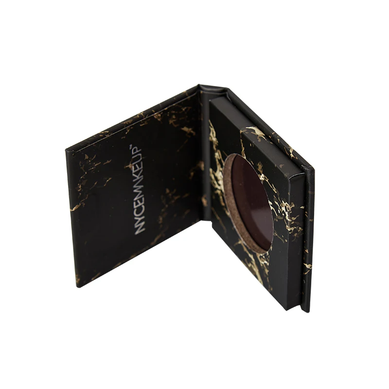 Custom Logo Empty Private Label Cosmetic Eye Shadow Eyeshadow Palette Container Box Case Empty Custom Makeup Eyeshadow Palette