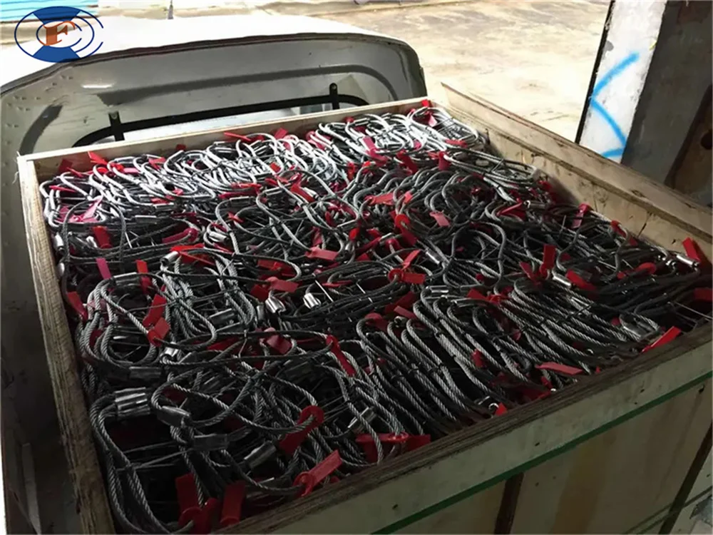 HF steel wire rope Wire Rope Lifting Cast-in Cable Wire Rope Cable Loop