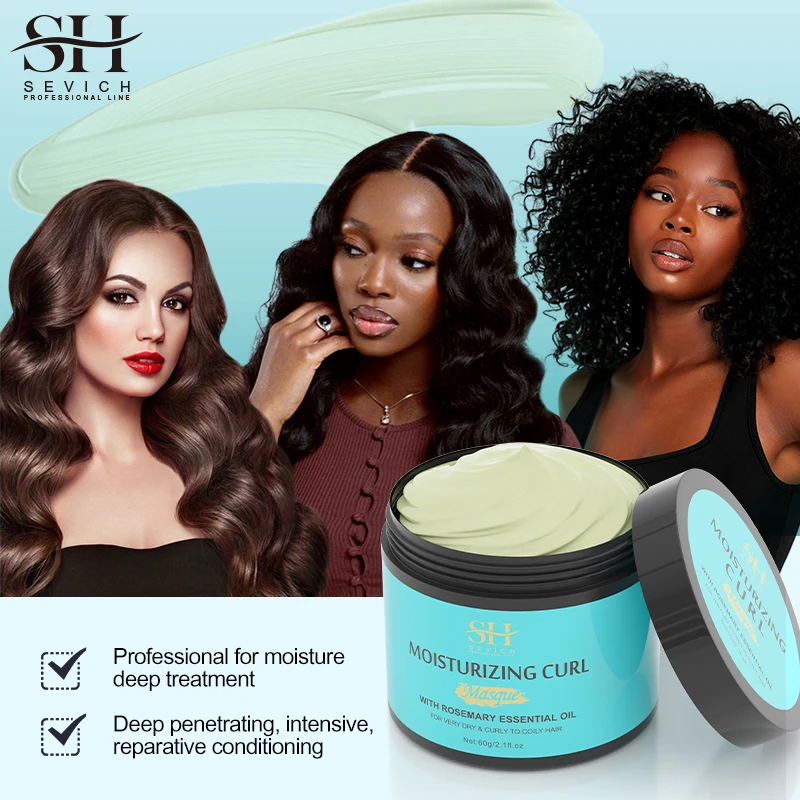 Sevich Private Label Oem Professional Keratin Natural Rosemary Oil Curly Hair Shaping Hair Mask